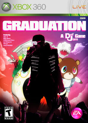 GRADUATION - a DefJam™ Game - video game cover mockup
