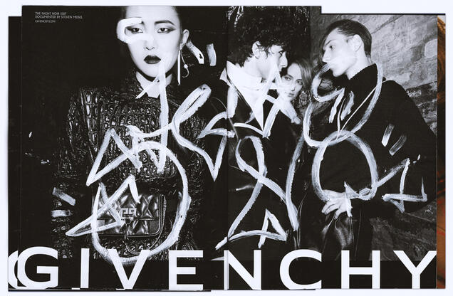 SK Givenchy tag - mixed medium