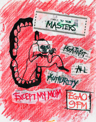 Band gig mockup - mixed medium piece