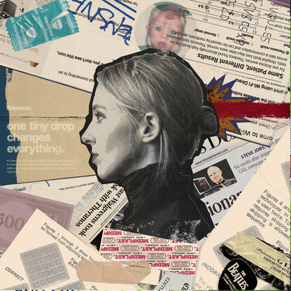 Untitled Elizabeth Holmes - mixed medium piece